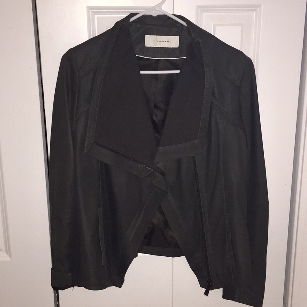 Tahari Leather Jacket